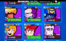 Conta Brawl stars 49 brawler bem cuidada!