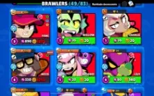 Conta Brawl stars 49 brawler bem cuidada!
