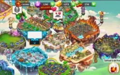 Conta Dragon City, 1200 Joias + 5 Passes