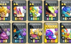 Conta Dragon City, 1200 Joias + 5 Passes