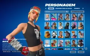 Conta Fortnite 130 skins