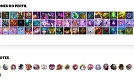 Conta unranked com 28 Champs e 8 Skins