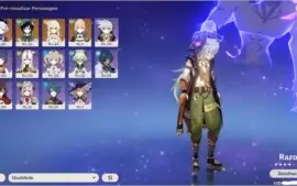 GENSHIN IMPACT [AR36] VENTI,QIQI,JEAN,RAZOR c1,LANÇA DE JADE