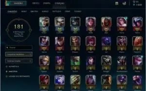 Conta master 40 Skins