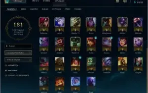Conta master 40 Skins