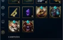 Conta Unranked (G2 ultima Season) 115k RP 116Champs/115skins