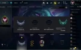 Conta unranked Platina season passada