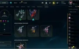 Conta unranked Platina season passada