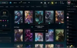 Conta unranked Platina season passada