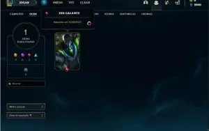 Conta ouro 3 com 25 Champs e 1 Skin