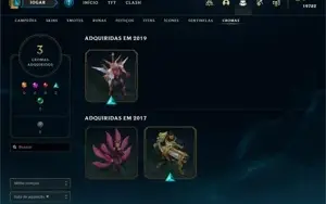 Conta league of legends/valorant