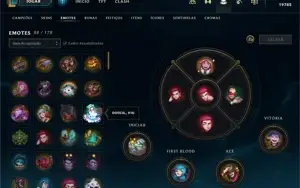 Conta league of legends/valorant