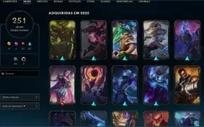 Conta league of legends/valorant