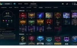 Conta 105 Campeões, 30 Skins Gold 1