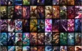 Conta League of legends todos os campeões, borda platina