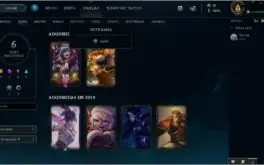 CONTA DE LOL BRONZE COM 5 SKINS 1 SKIN LENDARIA