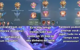 Subo sua conta em 15 dias ou menos! (Elojob)