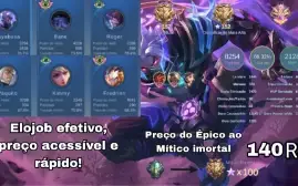 Subo sua conta em 15 dias ou menos! (Elojob)