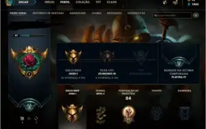Conta Gold 1  37 champ 14 skins