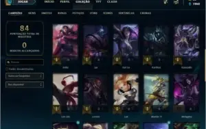 Conta Gold 1  37 champ 14 skins