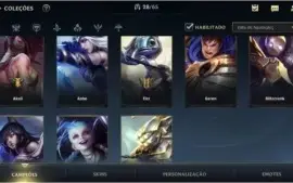 Conta Wild Rift Level 25 Ouro II 2 Baús de Skin