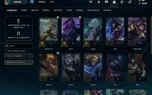 Conta bronze 2 com 23 Champs e 3 Skins