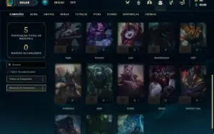 Conta bronze 2 com 23 Champs e 3 Skins