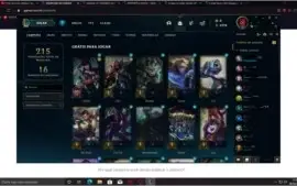 vendo ou troco conta de lol(gold4)mais informaçoes descriçao