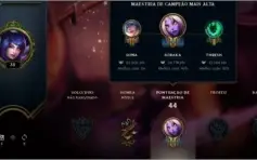 CONTA LVL 30 UNRANKED
