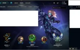 Conta Diamante 5 com todos campeões e 120 skins