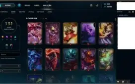 Conta Diamante 5 com todos campeões e 120 skins