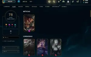 Conta Valorant (BETA) + LoL upadas, mais de R$750 gastos.