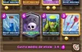 Conta de Clash Royale nível 13, cartas nível máximo