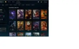 Conta com 100 skins