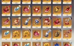 Conta Genshin Impact AR 50 - 8x Itens 5 Estrelas