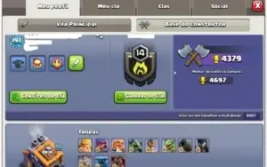 CLASH OF CLANS - CV 12 MAXIMIZADO