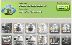CLASH OF CLANS - CV 12 MAXIMIZADO