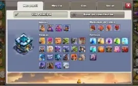 Clash of clans cv13 com quase todas defesas full