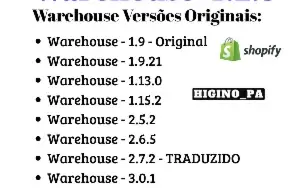 Tema Warehouse Varias Versões + Atualizações E Bônus