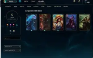 Conta Diamante 5 LoL Barato
