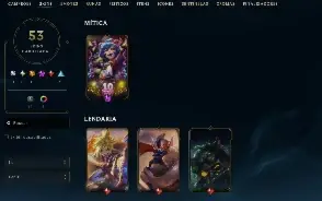 Conta League of Legends Full Acesso - 124 Champs e 53 Skins