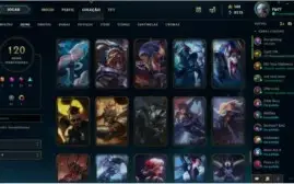 conta LOL nível 100+ / 120+ skins /G3