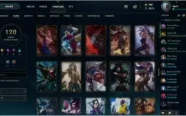 conta LOL nível 100+ / 120+ skins /G3