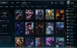 conta LOL nível 100+ / 120+ skins /G3