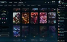 conta LOL nível 100+ / 120+ skins /G3