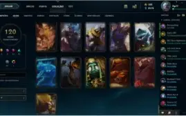conta LOL nível 100+ / 120+ skins /G3