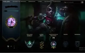 platina 4 smurf com skins e gemas