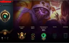 Conta LOL Gold 1, 31 skins com LUX ELEMENTALISTA