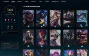 Conta no LOL