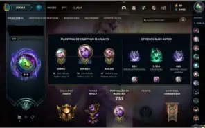 Conta no LOL